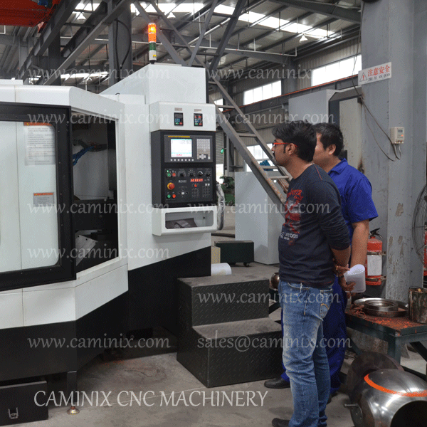 Indian Valve company visiting Caminix CNC 
