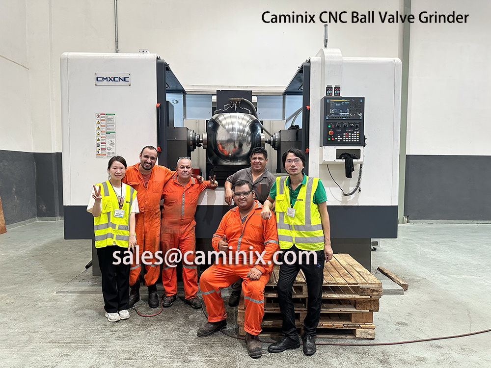 CMXCNC QM800 Ball Valve Grinder in Mexico 